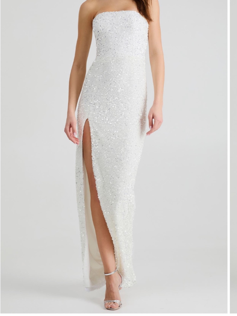 Helsi Lola Sequin Dress White